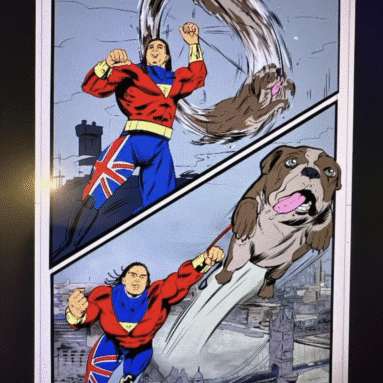 Bulldog Comic from Mess Bucket Comics