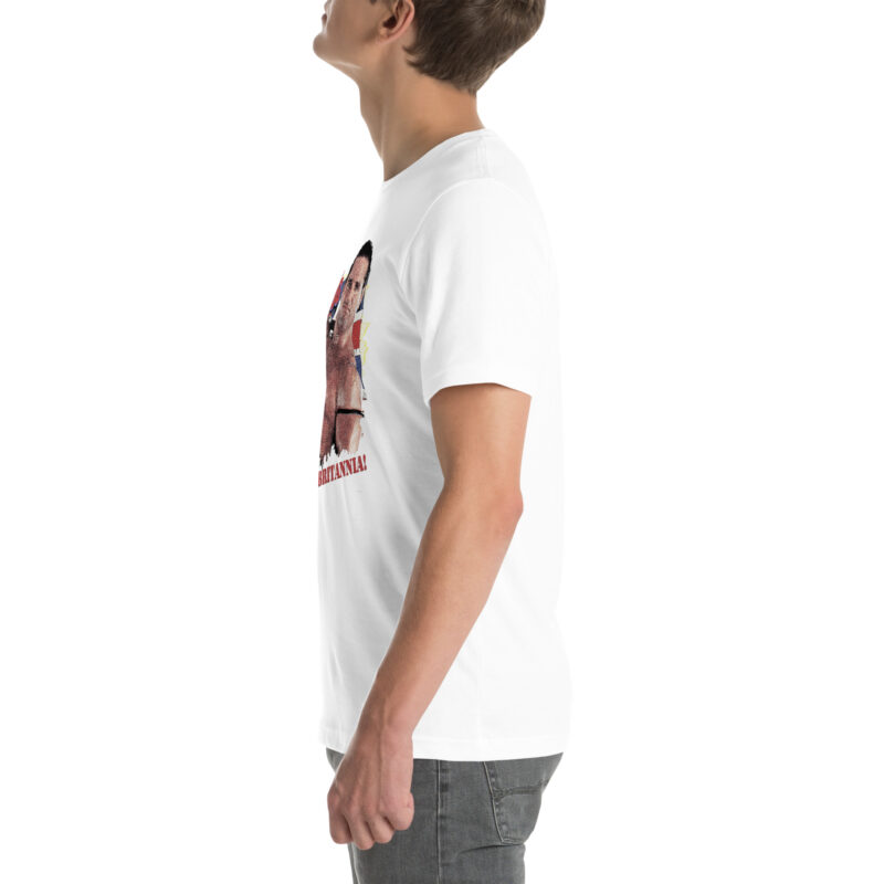 "Rule Britannia" White Background T-Shirt - Image 11