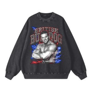 Washed Oversized British Bulldog 2002 Sweatshirt
