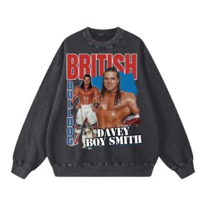 Washed Oversized British Bulldog Classic Sweatshirt