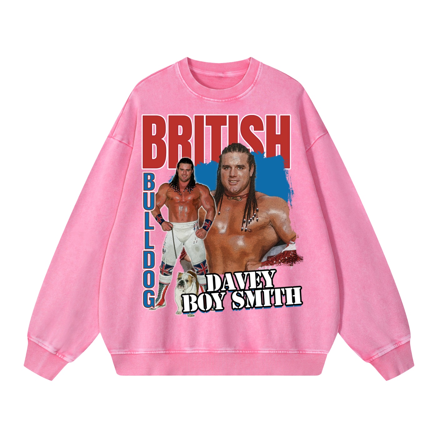 Washed Oversized British Bulldog Classic Sweatshirt - Image 7