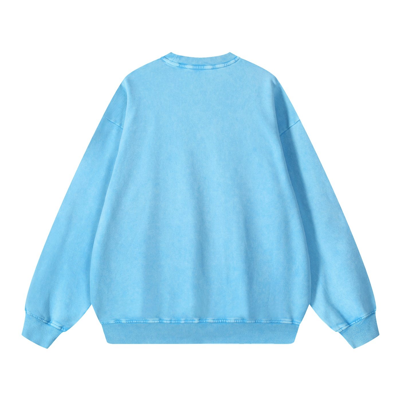 Washed Oversized multi colored British Bulldog 2002 Sweatshirt - Image 10