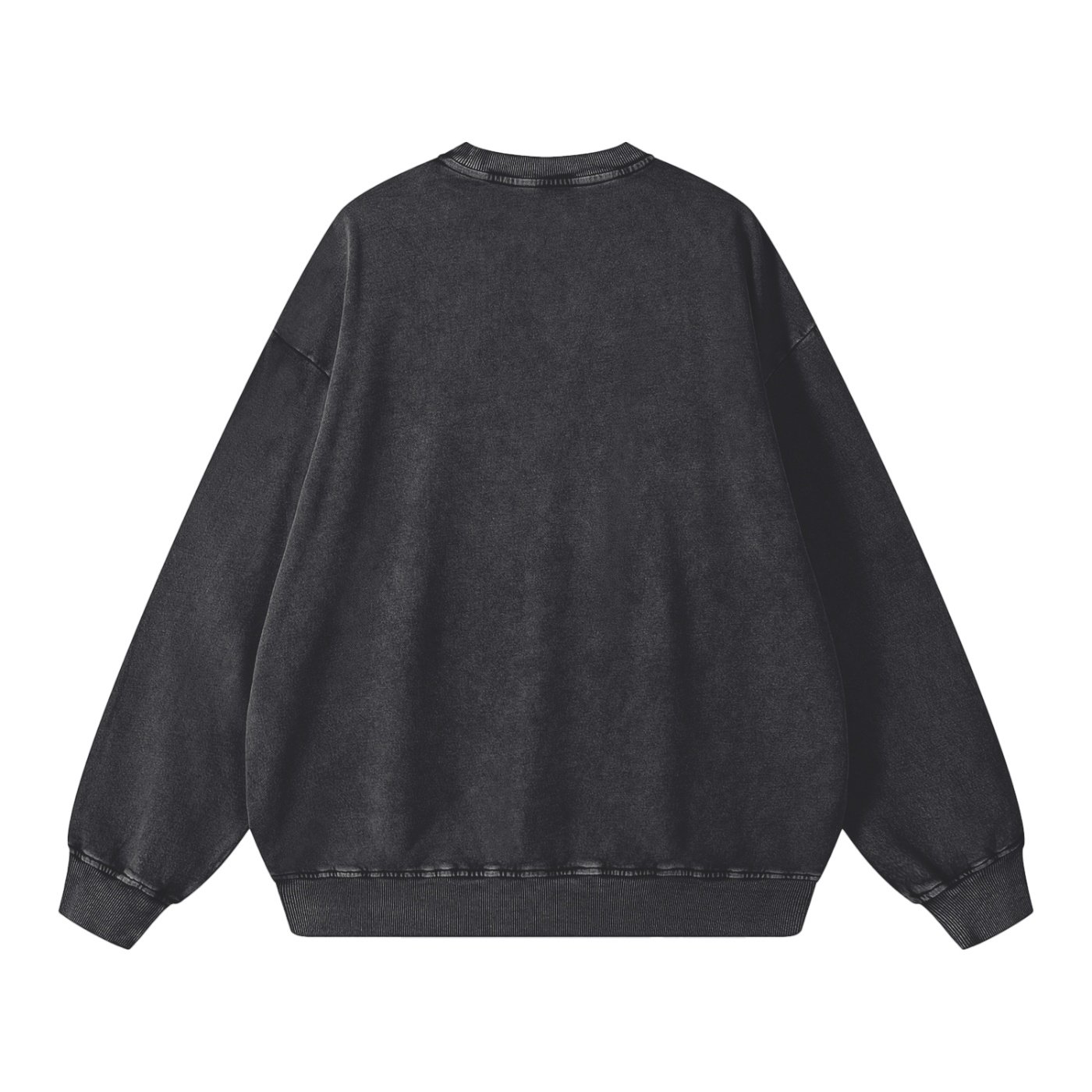 Washed Oversized multi colored British Bulldog 2002 Sweatshirt - Image 2