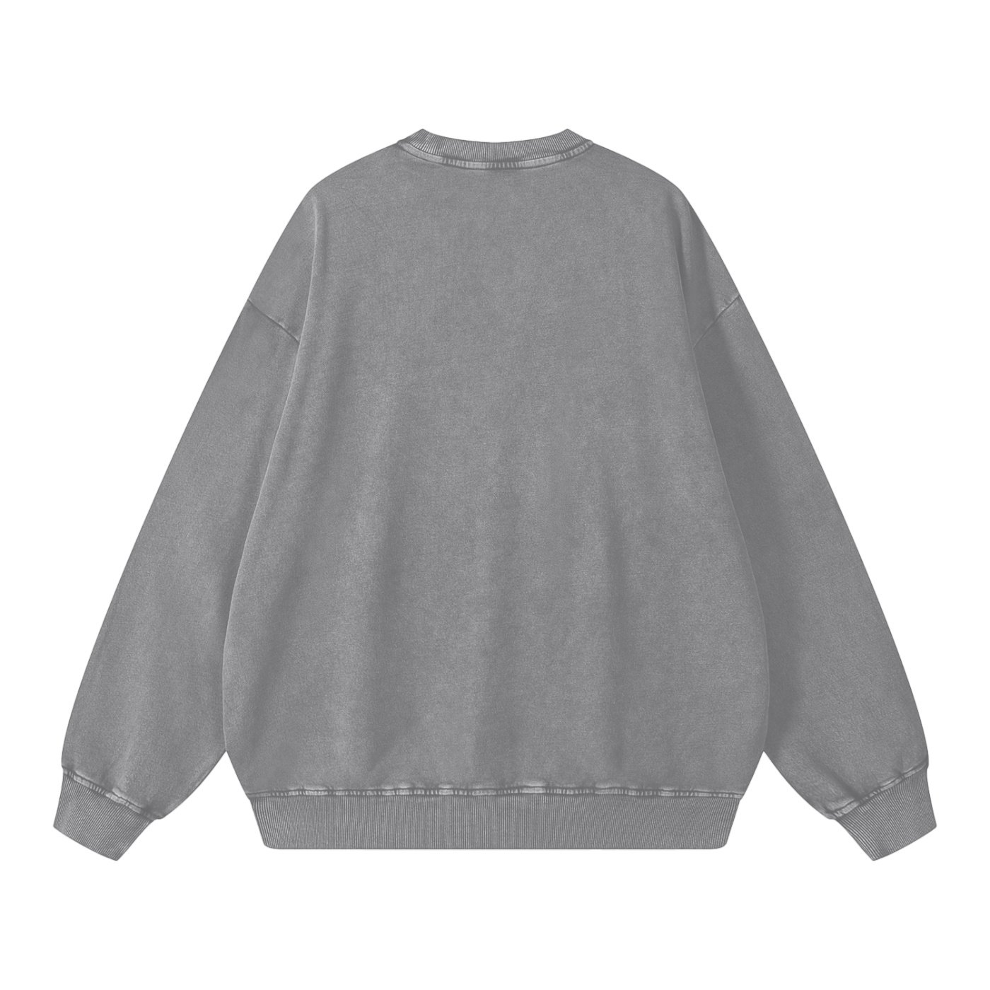 Washed Oversized multi colored British Bulldog 2002 Sweatshirt - Image 6