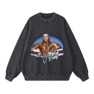 Washed Oversized Vintage Bulldog Sweatshirt