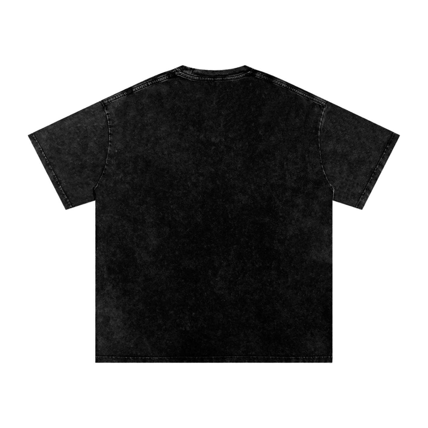 Washed Oversized Classic Bulldog Cotton T-Shirt - Image 2